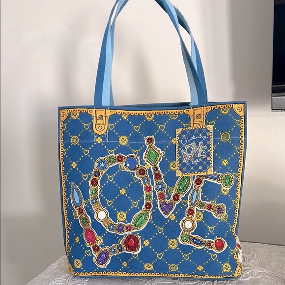 Brighton Handbags - Brighton NWT Glittering Love Large Tote Bag